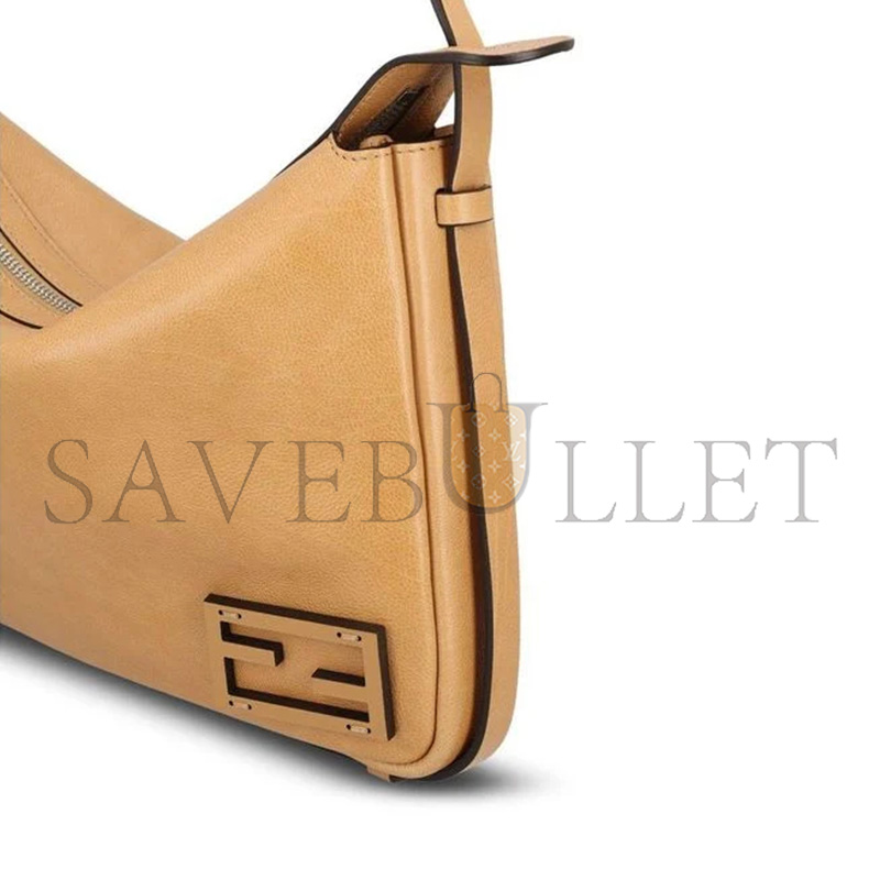 FENDI SIMPLY FENDI MEDIUM LEATHER BEIGE 8BR829AS7AF1QD3 (33*20*5cm)